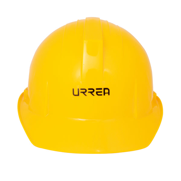 CASCO DE SEGURIDAD CON AJUSTE DE MATRACA COLOR AMARILLO URREA