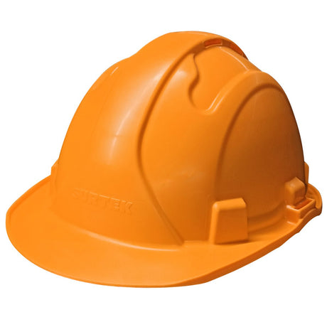 CASCO DE SEGURIDAD CON AJUSTE DE INTERVALOS DE 4 PUNTOS, COLOR NARANJA SURTEK CASN - URREA SHOP