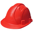 CASCO DE SEGURIDAD CON AJUSTE DE INTERVALOS DE 4 PUNTOS, COLOR ROJO SURTEK CASR - URREA SHOP