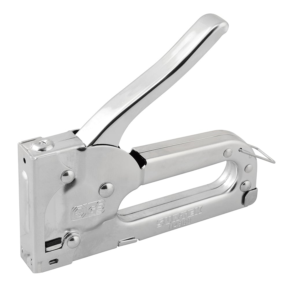 ENGRAPADORA MANUAL TIPO PISTOLA PARA GRAPAS DE 5/32" A 5/16" SURTEK