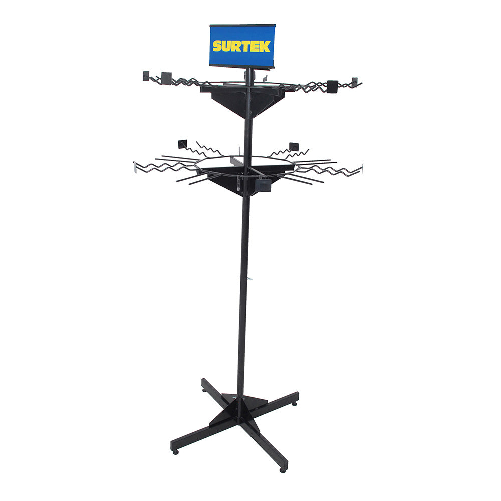EXHIBIDOR DE PISO PARA PALAS Y BIELDOS 70 X 70 X 180 CM SURTEK
