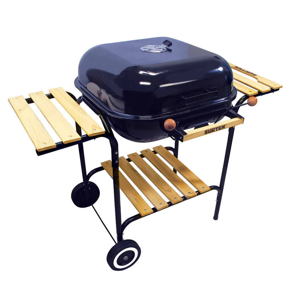 ASADOR CON RUEDAS, 106 X 64 X 84 CM, PARRILLA DE 51 X 51 CM SURTEK