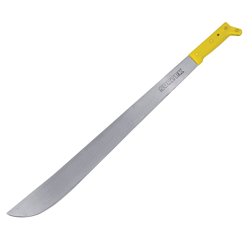 MACHETE LAMINADO CON MANGO AMARILLO RECTO 26" SURTEK