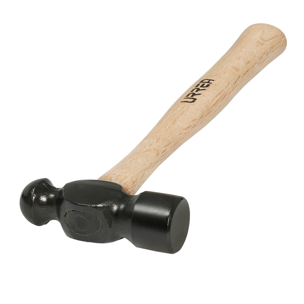 MARTILLO MAQUINADO DE BOLA FOSFATIZADA CON MANGO DE MADERA DE 12-3/8", 8 OZ URREA