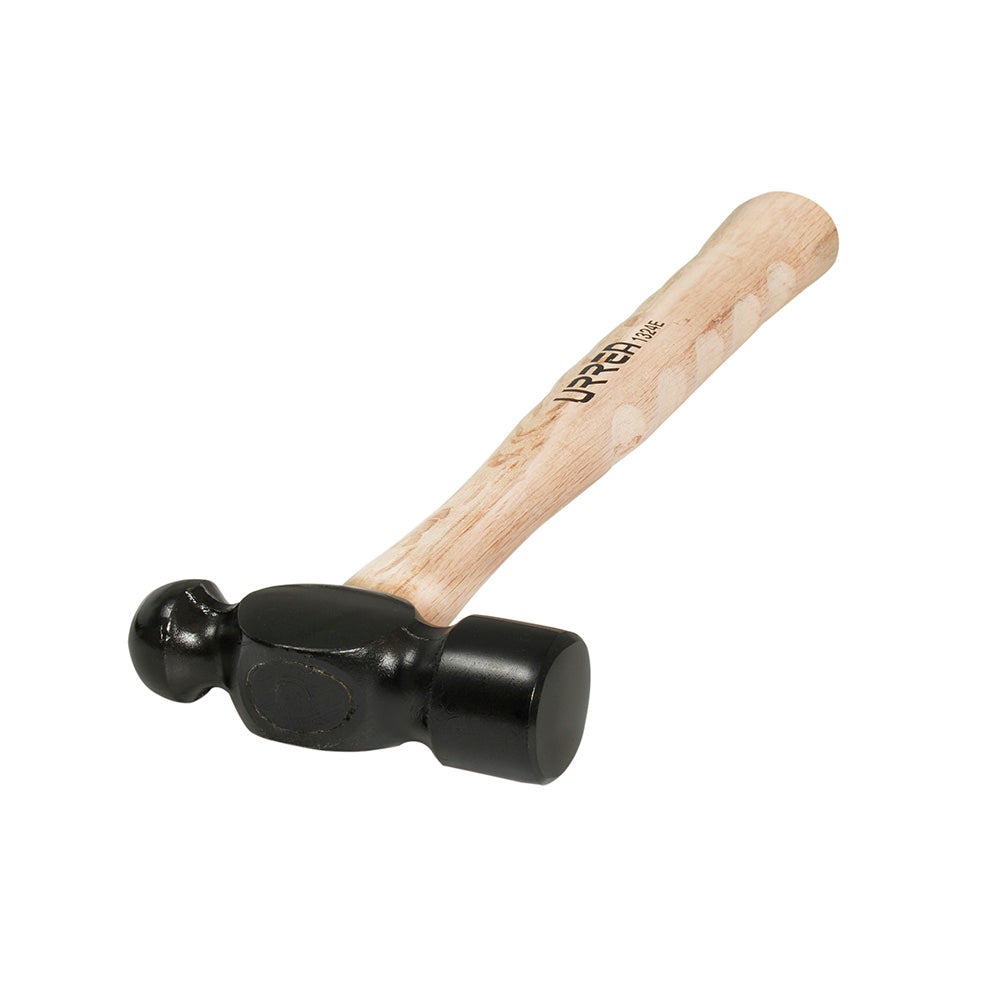 MARTILLO MAQUINADO DE BOLA FOSFATIZADA CON MANGO DE MADERA ESTRIADO DE 16", 24 OZ URREA