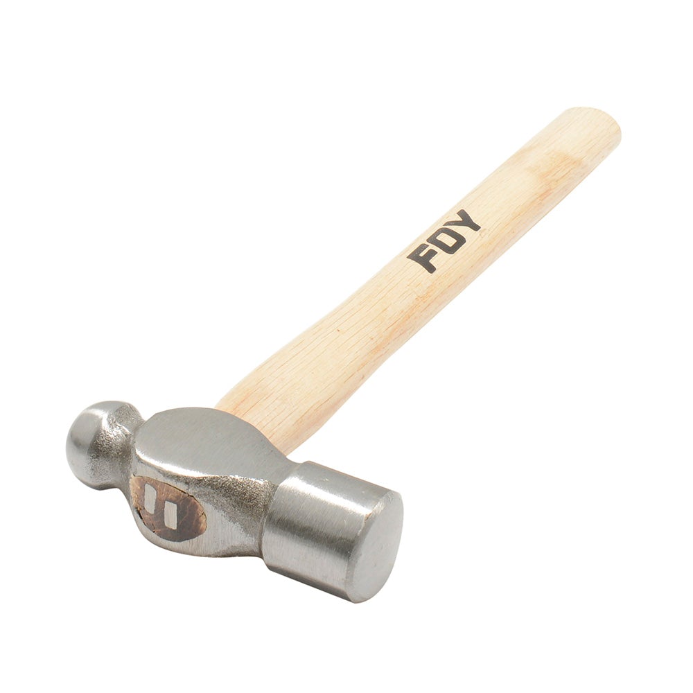 MARTILLO PULIDO DE BOLA CON MANGO DE MADERA DE 15", 32 OZ FOY