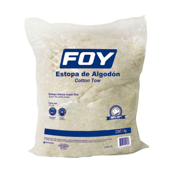 ESTOPA DE ALGODÓN 1 KG FOY