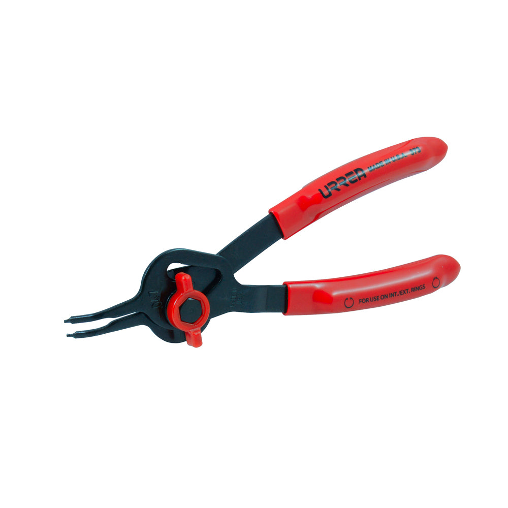PINZA PARA PARA ANILLOS DE RETENCIÓN CONVERTIBLES CON MARIPOSA .090 ÁNGULO DE 45° URREA