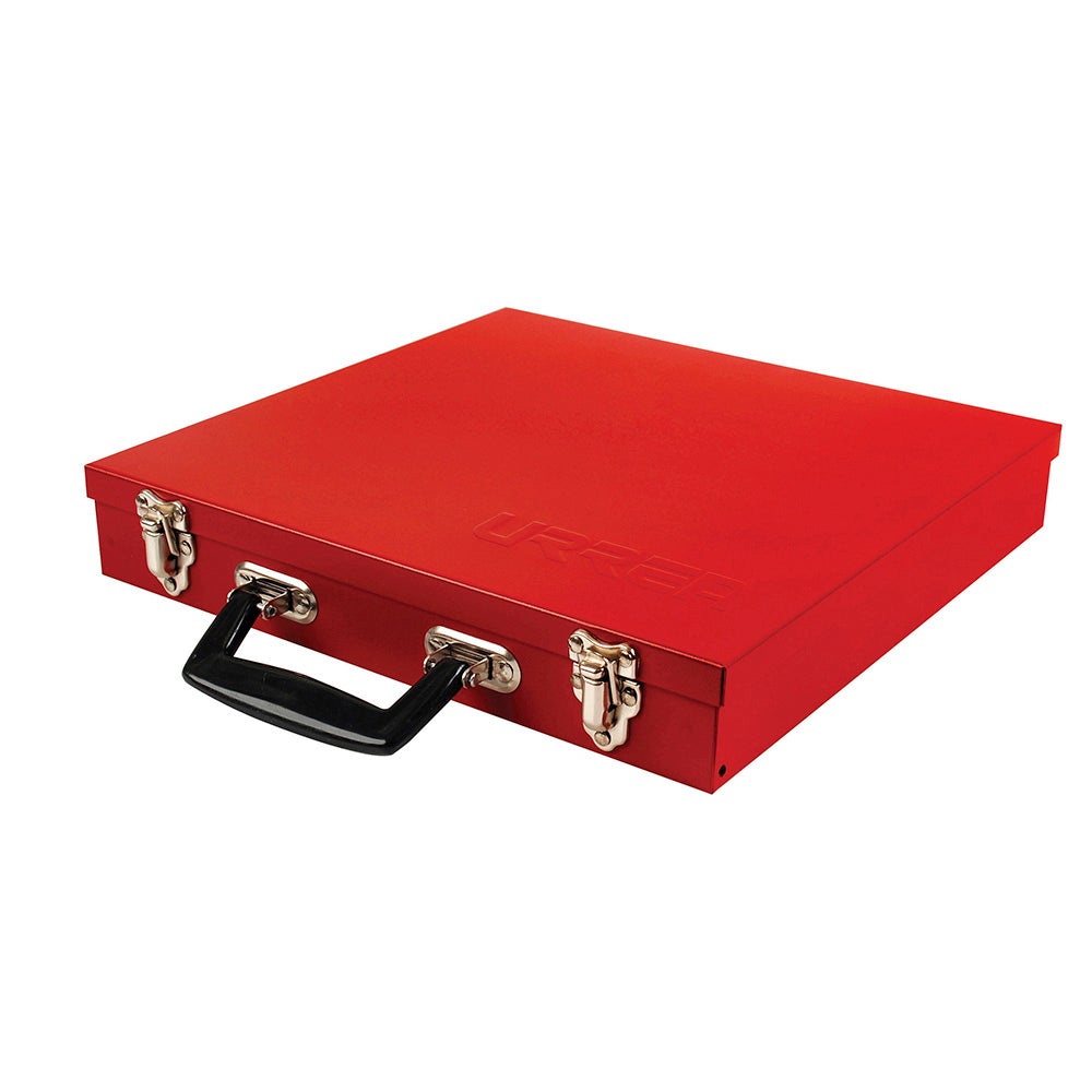 CAJA METÁLICA USOS MÚLTIPLES ROJA 12" X 11" X 2" URREA