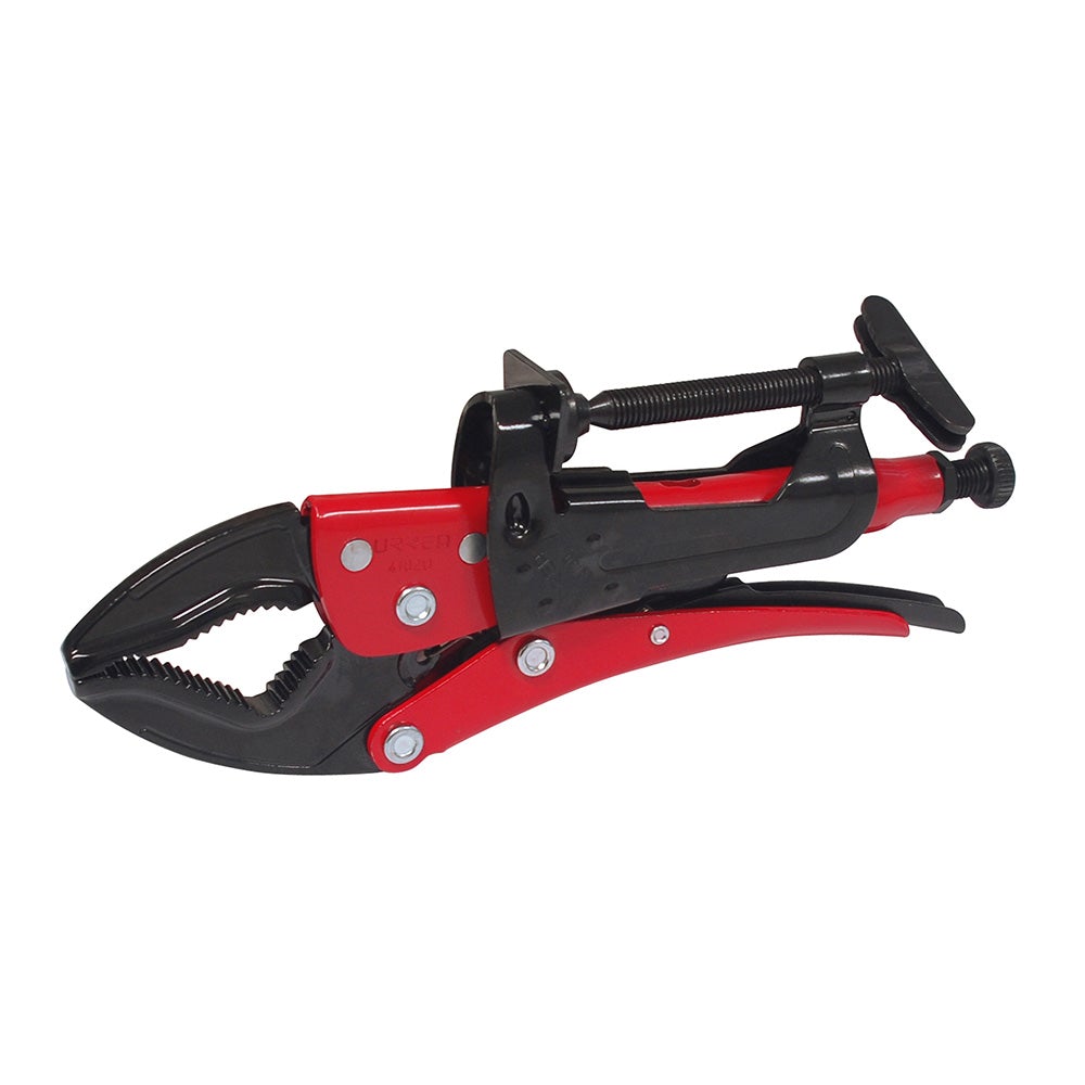 PINZA DE PRESIÓN DE 10"  QUIJADA UNIVERSAL CON SOPORTE PARA BANCO URREA