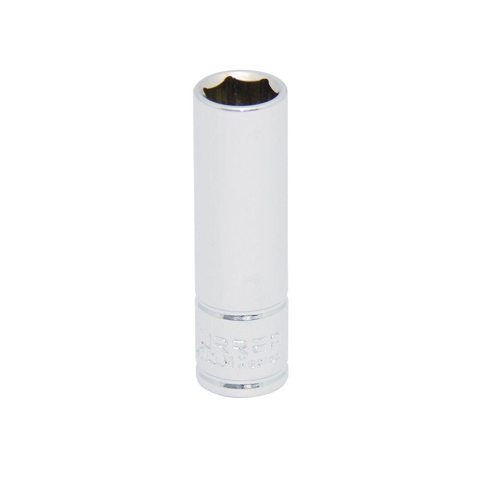 DADO LARGO MÉTRICO CUADRO DE 1/4", 6 PUNTAS, 9 MM URREA