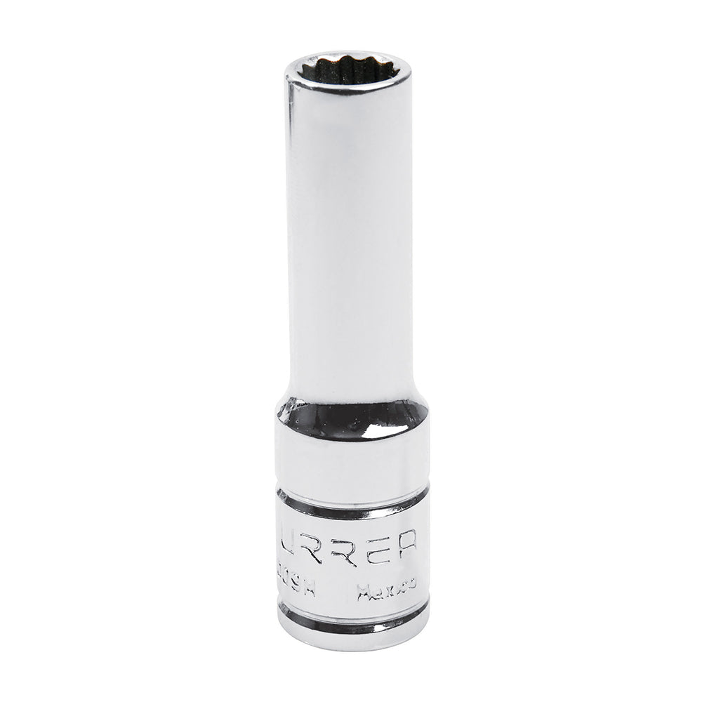 DADO LARGO MÉTRICO CUADRO DE 3/8", 12 PUNTAS, 9 MM URREA