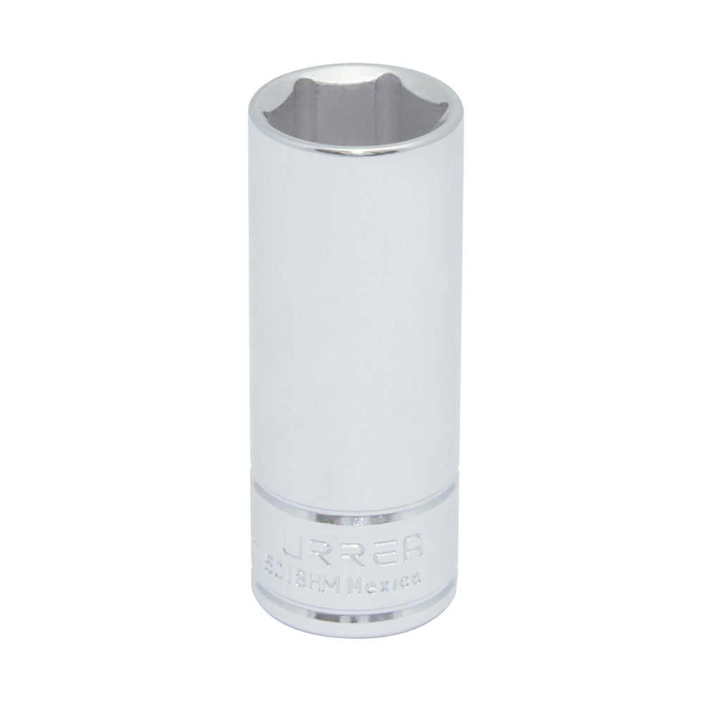 DADO LARGO MÉTRICO CUADRO DE 3/8", 6 PUNTAS, 14 MM URREA