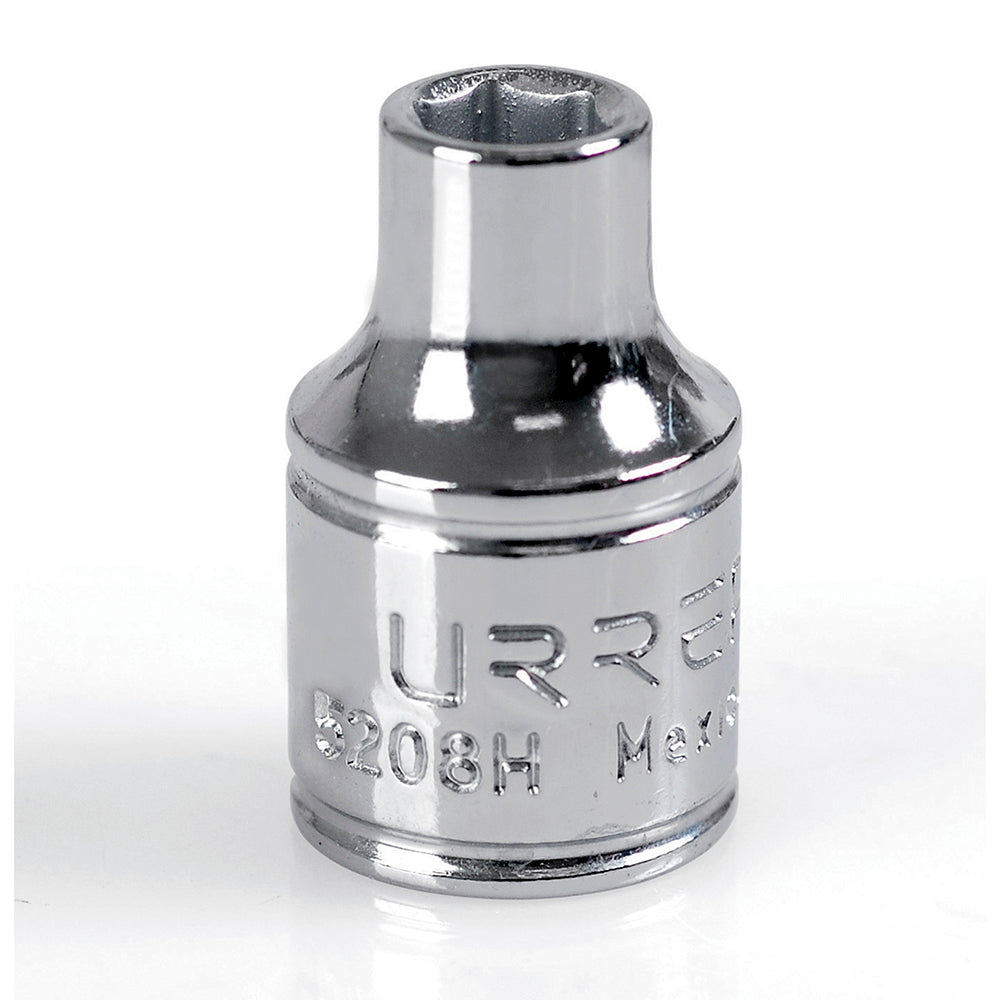 DADO EN PULGADAS CUADRO DE 3/8", 6 PUNTAS, 1/4" URREA