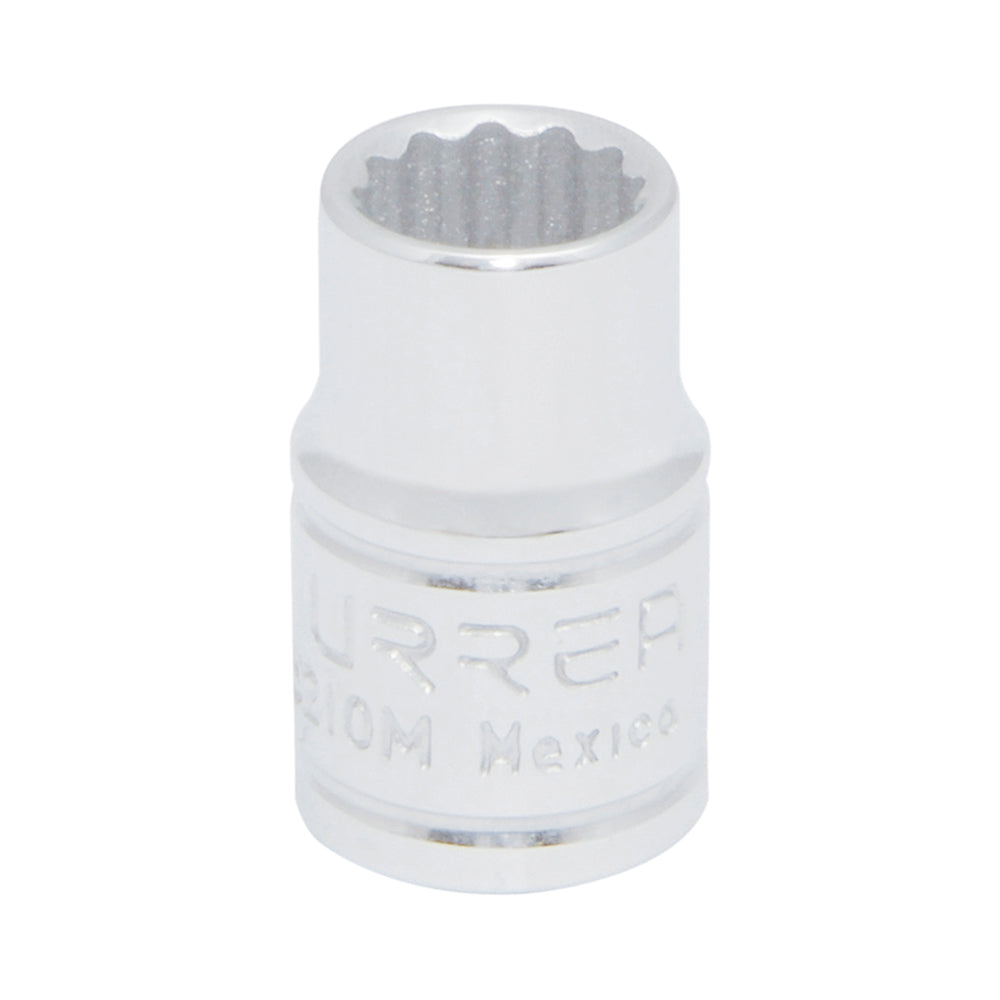 DADO MÉTRICO CUADRO DE 3/8", 12 PUNTAS, 10 MM URREA