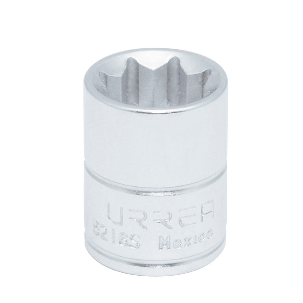 DADO EN PULGADAS CUADRO DE 3/8", 8 PUNTAS, 1/2" URREA