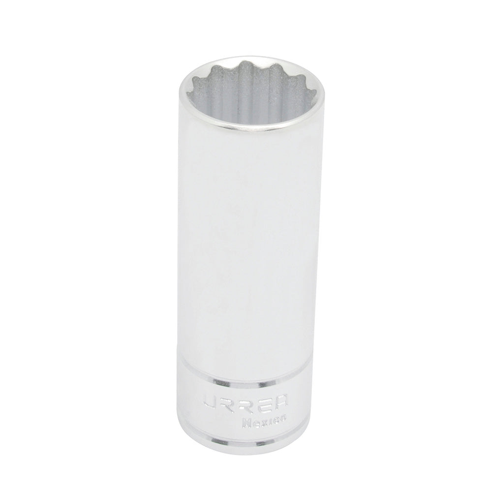 DADO LARGO MÉTRICO CUADRO DE 1/2", 12 PUNTAS, 17 MM URREA