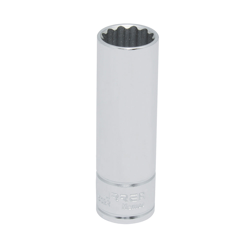 DADO LARGO EN PULGADAS CUADRO DE 1/2", 12 PUNTAS, 11/16" URREA