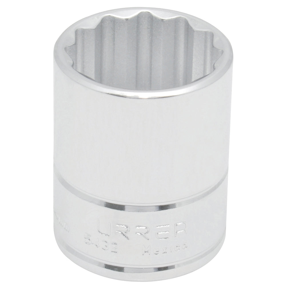 DADO EN PULGADAS CUADRO DE 1/2", 12 PUNTAS, 3/4" URREA