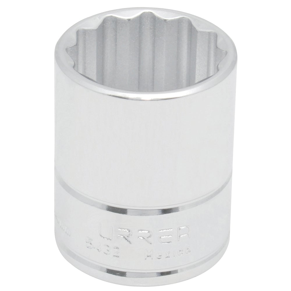 DADO EN PULGADAS CUADRO DE 1/2", 12 PUNTAS, 1-1/8" URREA