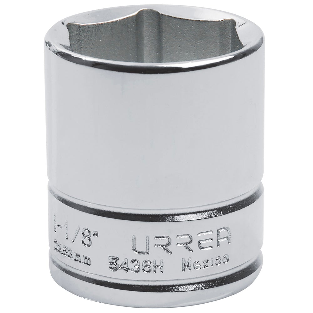 DADO EN PULGADAS CUADRO DE 1/2", 6 PUNTAS, 1-1/8" URREA