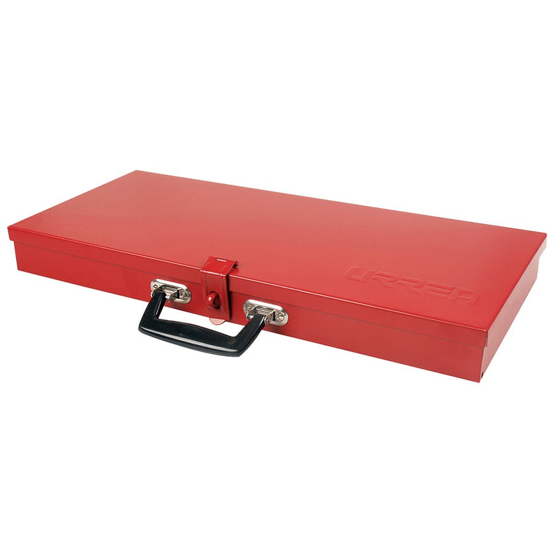 CAJA METÁLICA USOS MÚLTIPLES ROJA 19" X 8" X 1" URREA