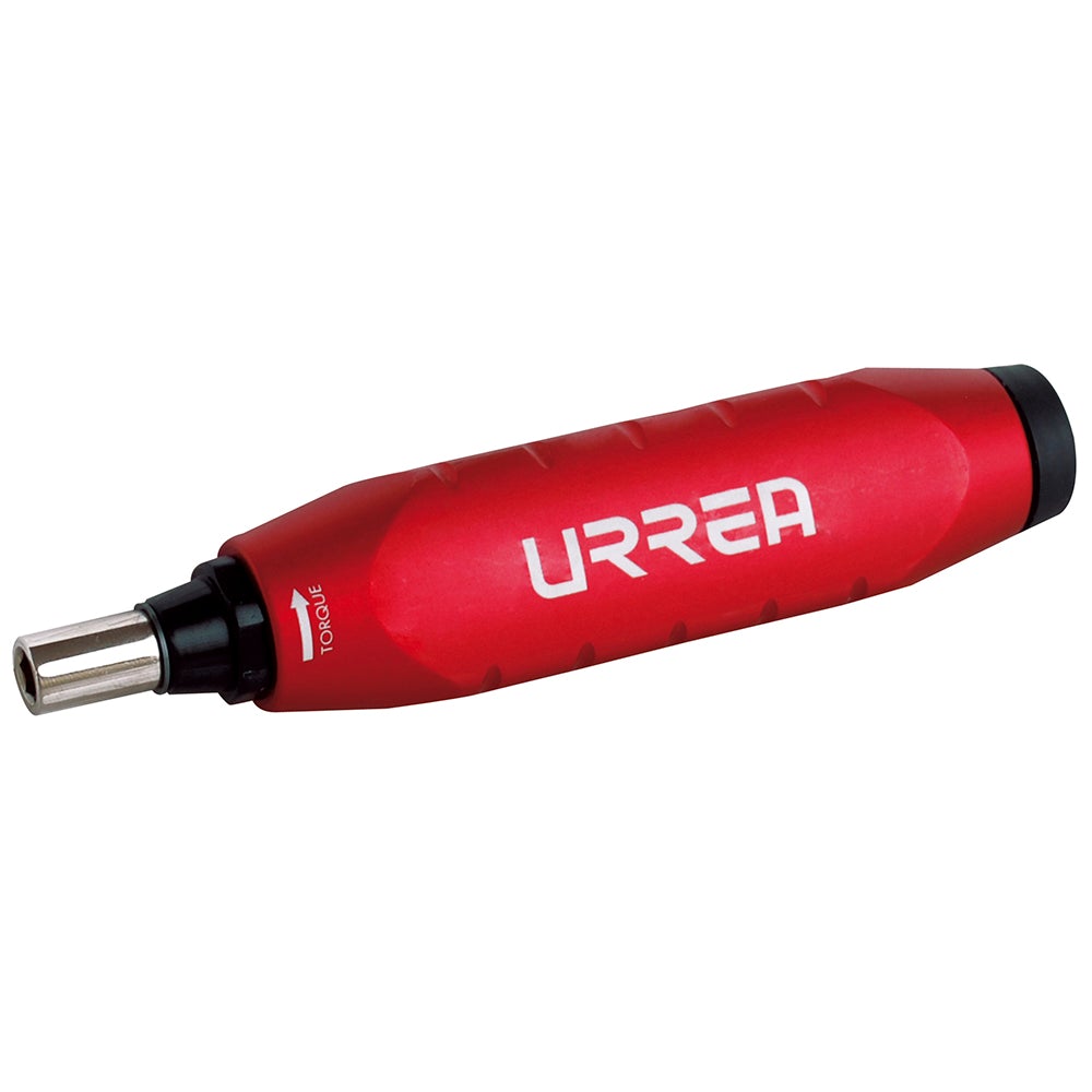 DESTORNILLADOR DE TORQUE PREAJUSTADO CON MANGO PLÁSTICO CUADRO DE 1/4", 4-40 IN-LB URREA