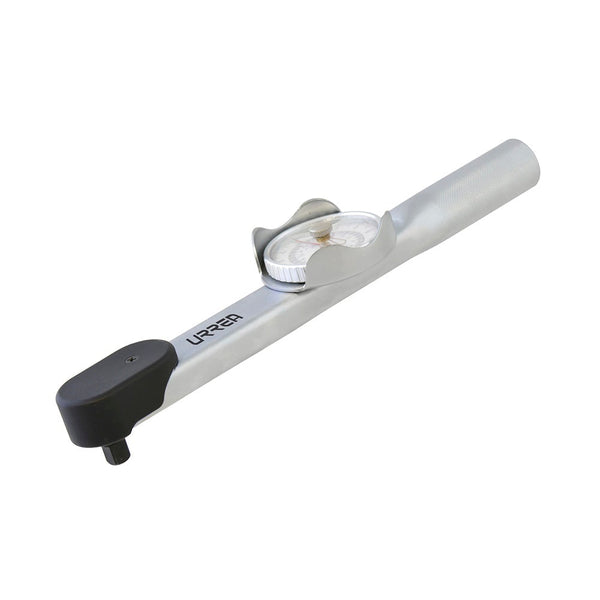 TORQUÍMETRO DE CARÁTULA CON CUERPO DE ALUMINIO CUADRO DE 3/8", 30-150 IN-LB URREA