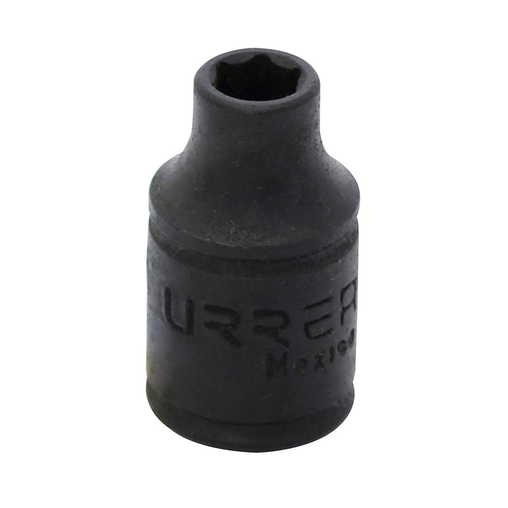 DADO DE IMPACTO EN PULGADAS CUADRO DE 1/4", 6 PUNTAS, 1/4" URREA