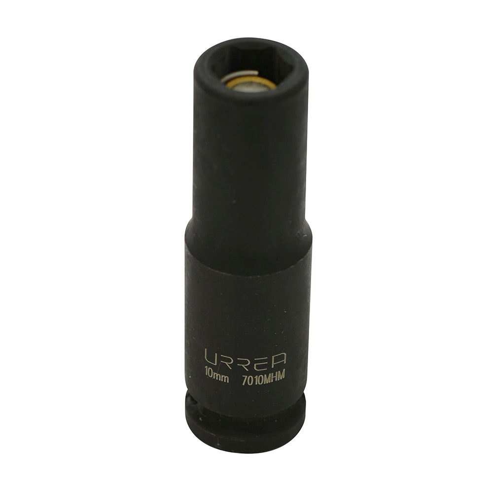 DADO DE IMPACTO LARGO CON IMÁN MÉTRICO CUADRO DE 3/8", 6 PUNTAS, 10 MM URREA