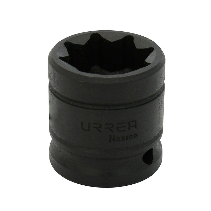 DADO DE IMPACTO EN PULGADAS CUADRO DE 1/2", 8 PUNTAS, 3/4" URREA