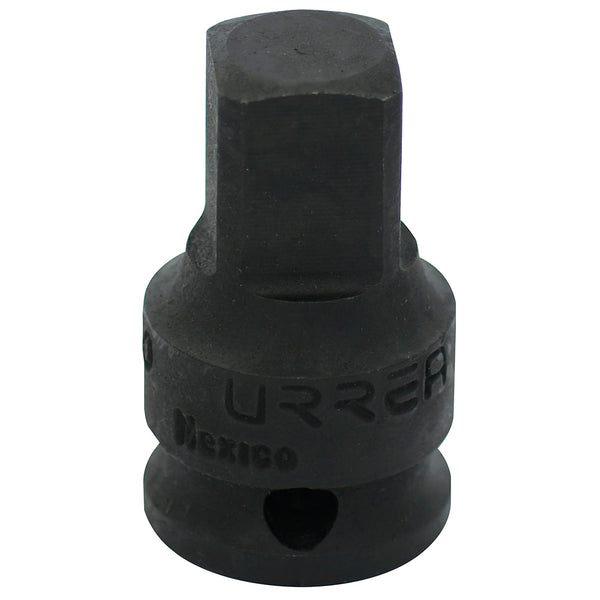 ADAPTADOR CON PERNO PARA DADO DE IMPACTO CUADRO DE 3/8" HEMBRA A 1/2" MACHO URREA