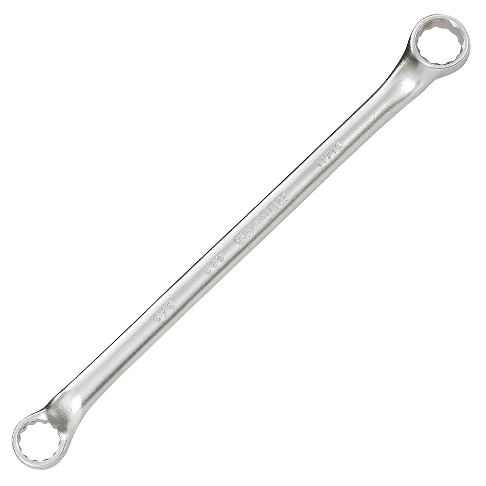 LLAVE DE ESTRÍAS PULIDO ESPEJO DE 45° EN PULGADAS, 12 PUNTAS, 5/8" X 11/16" SURTEK