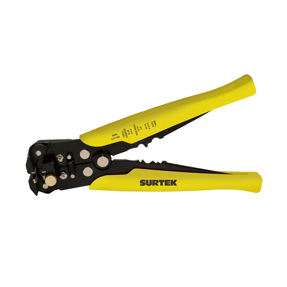 PINZA PELACABLE 10-24 AWG DE  8" AUTOMÁTICA SURTEK