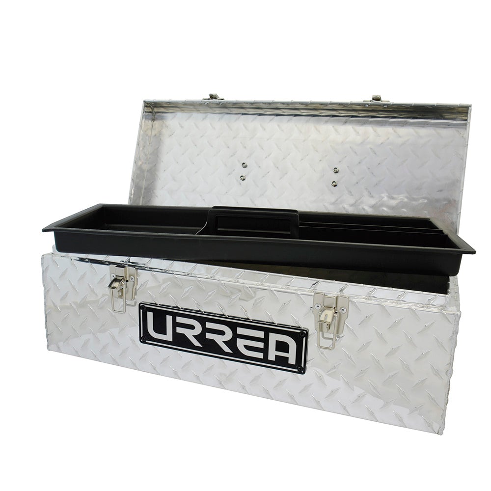 CAJA PORTAHERRAMIENTAS DE ALUMINIO 24" X 9" X 9" CON CHAROLA PLÁSTICA URREA