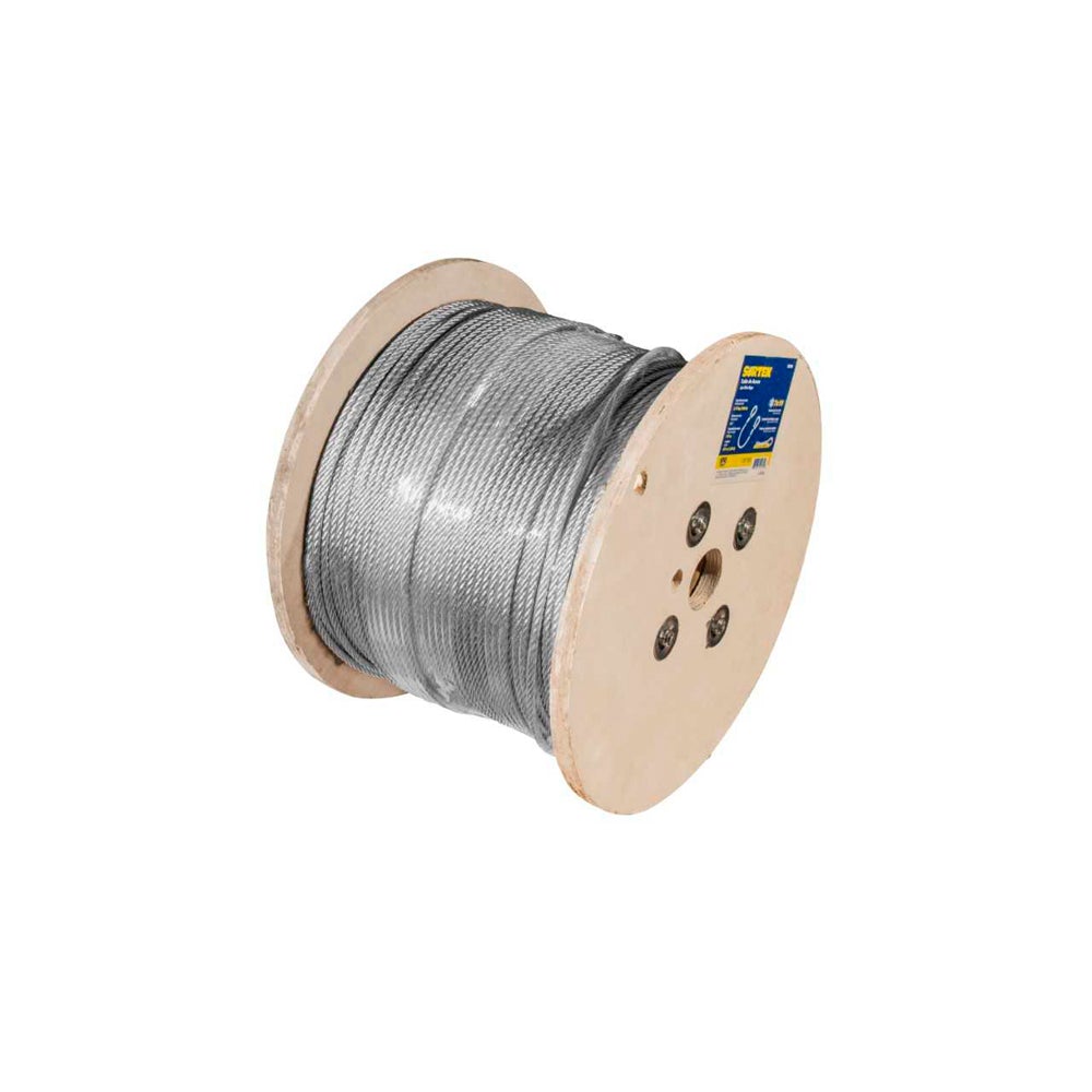 CABLE DE ACERO CON GUARDACABO 1/8" X 450 M SURTEK