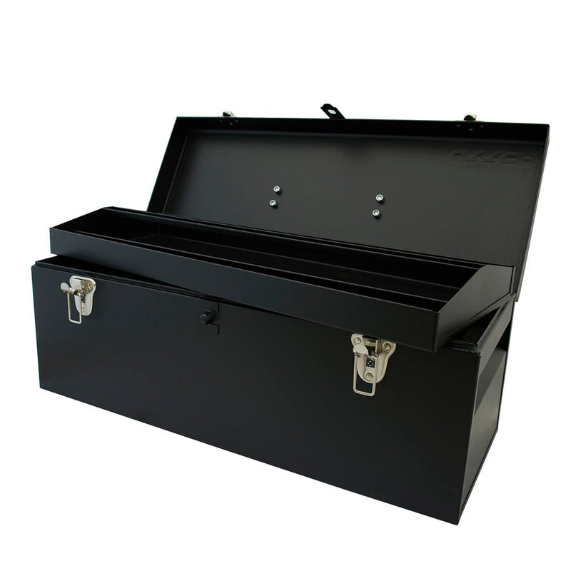 CAJA PORTAHERRAMIENTAS METÁLICA NEGRA 24" X 9" X 9" URREA