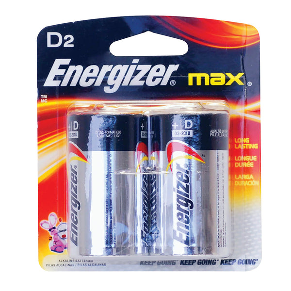 PILA ALCALINA ENERGIZER® "D" 2 PIEZAS SURTEK