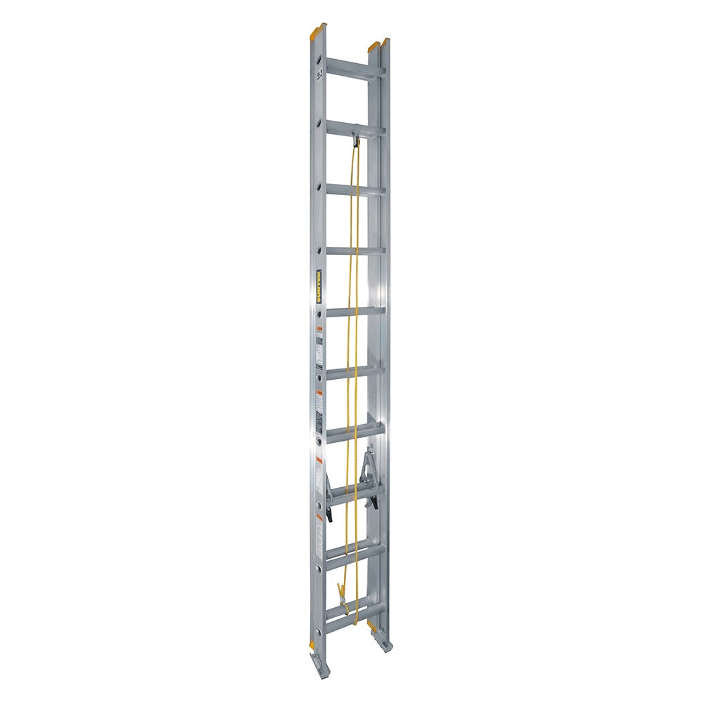 ESCALERA DE EXTENSIÓN TIPO 3 DE ALUMINIO CON 20 PELDAÑOS SURTEK