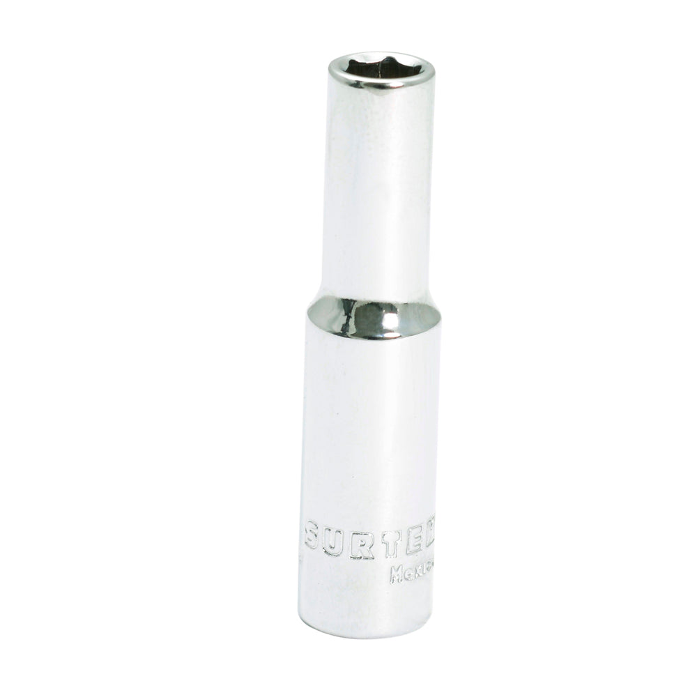 DADO LARGO MÉTRICO CUADRO DE 1/4", 6 PUNTAS, 7 MM SURTEK