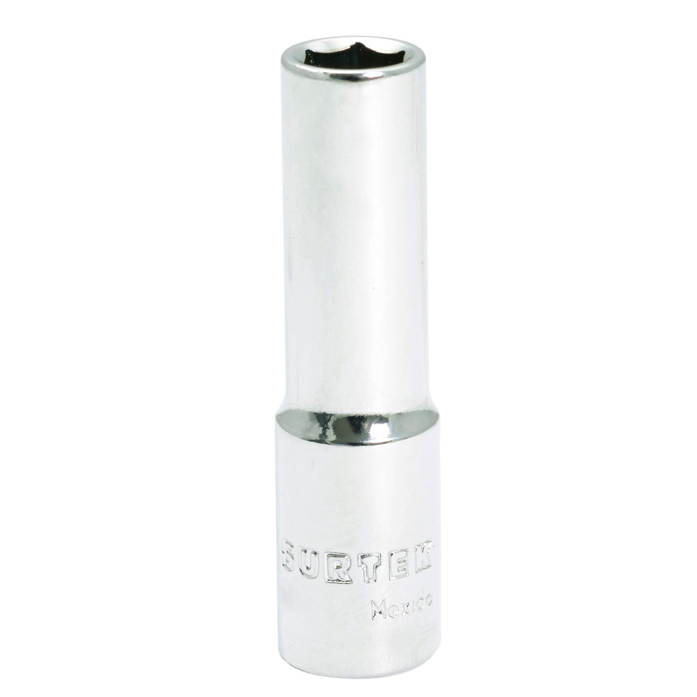 DADO LARGO EN PULGADAS CUADRO DE 3/8", 6 PUNTAS, 7/16" SURTEK