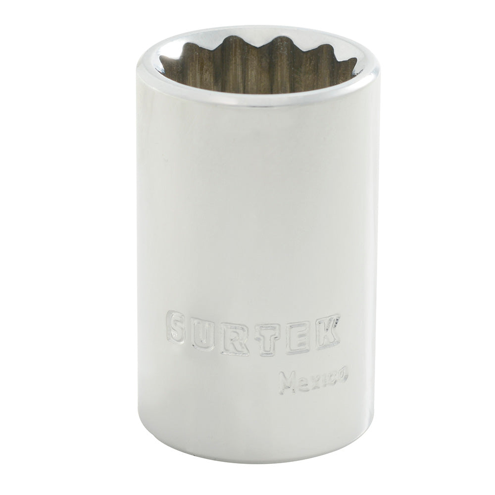 DADO MÉTRICO CUADRO DE 1/2", 12 PUNTAS, 21 MM SURTEK
