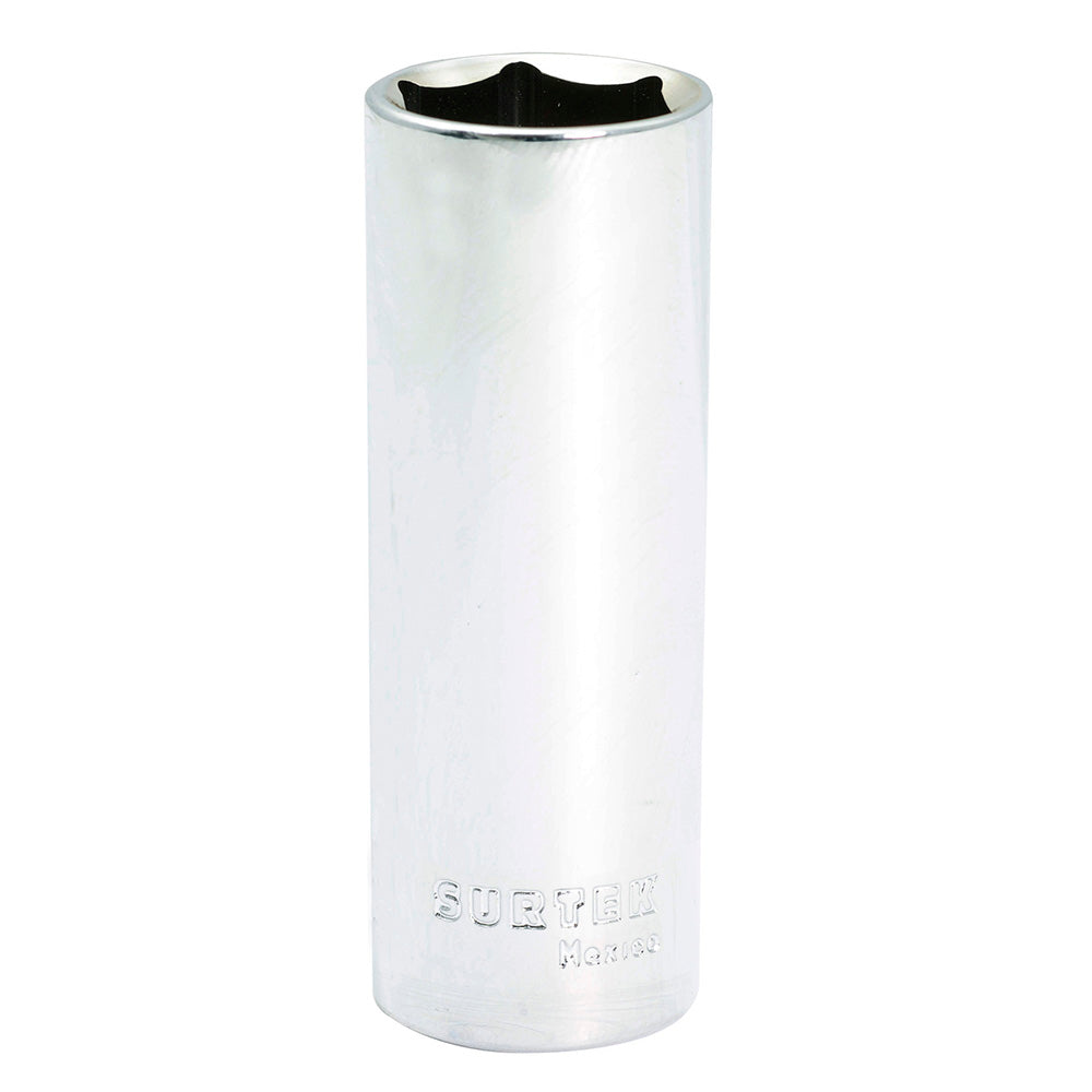 DADO LARGO EN PULGADAS CUADRO DE 1/2", 6 PUNTAS, 3/4" SURTEK