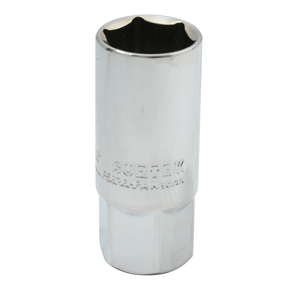 DADO PARA BUJÍA CON NEOPRENO EN PULGADAS, CUADRO 1/2", 6 PUNTAS, 13/16" SURTEK