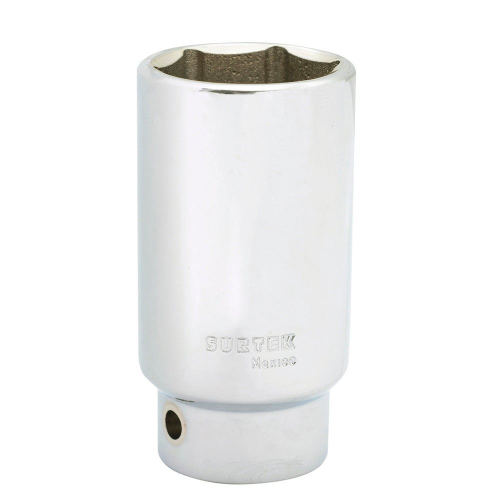 DADO LARGO EN PULGADAS CUADRO DE 3/4", 6 PUNTAS, 1-1/4" SURTEK