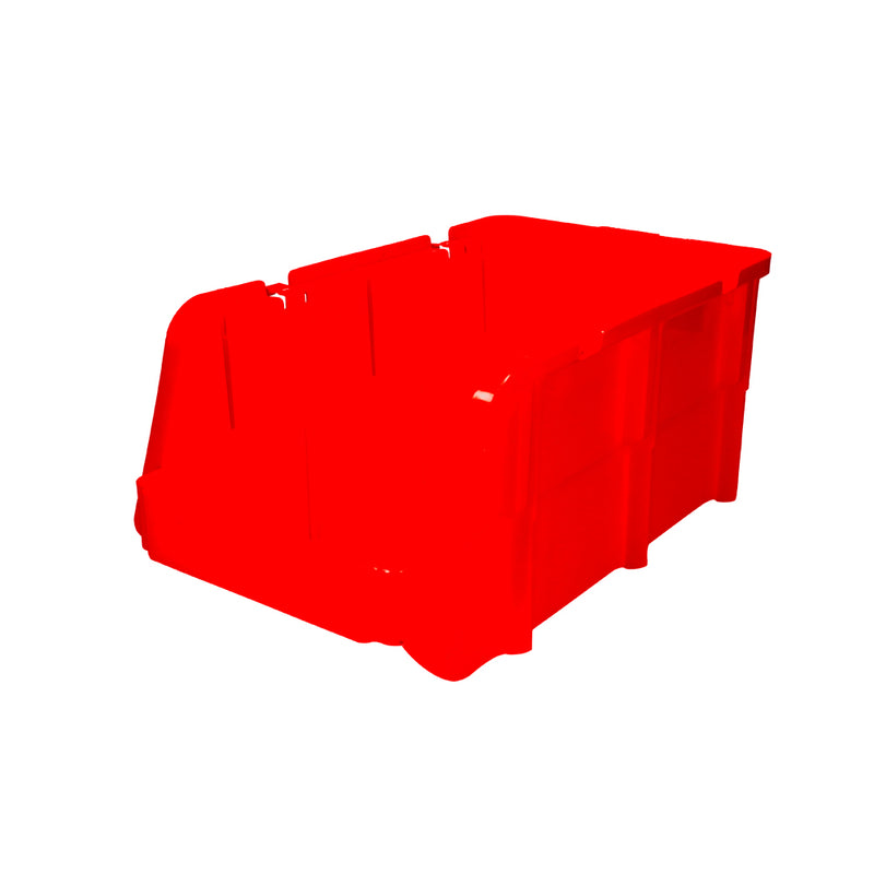 GAVETA PLÁSTICA ROJO PICO DE PATO 14" X 8" X 7" SURTEK