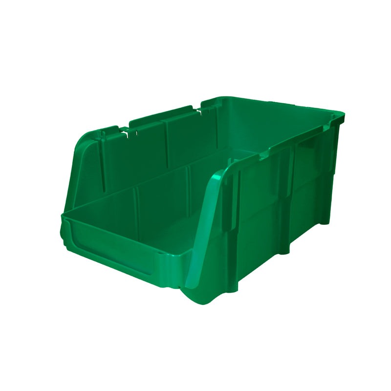 GAVETA PLÁSTICA VERDE PICO DE PATO 11" X 6" X 5" SURTEK