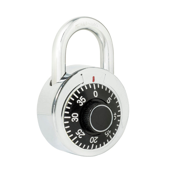 CANDADO DE COMBINACIÓN DE DISCO, NEGRO, 50 MM LOCK