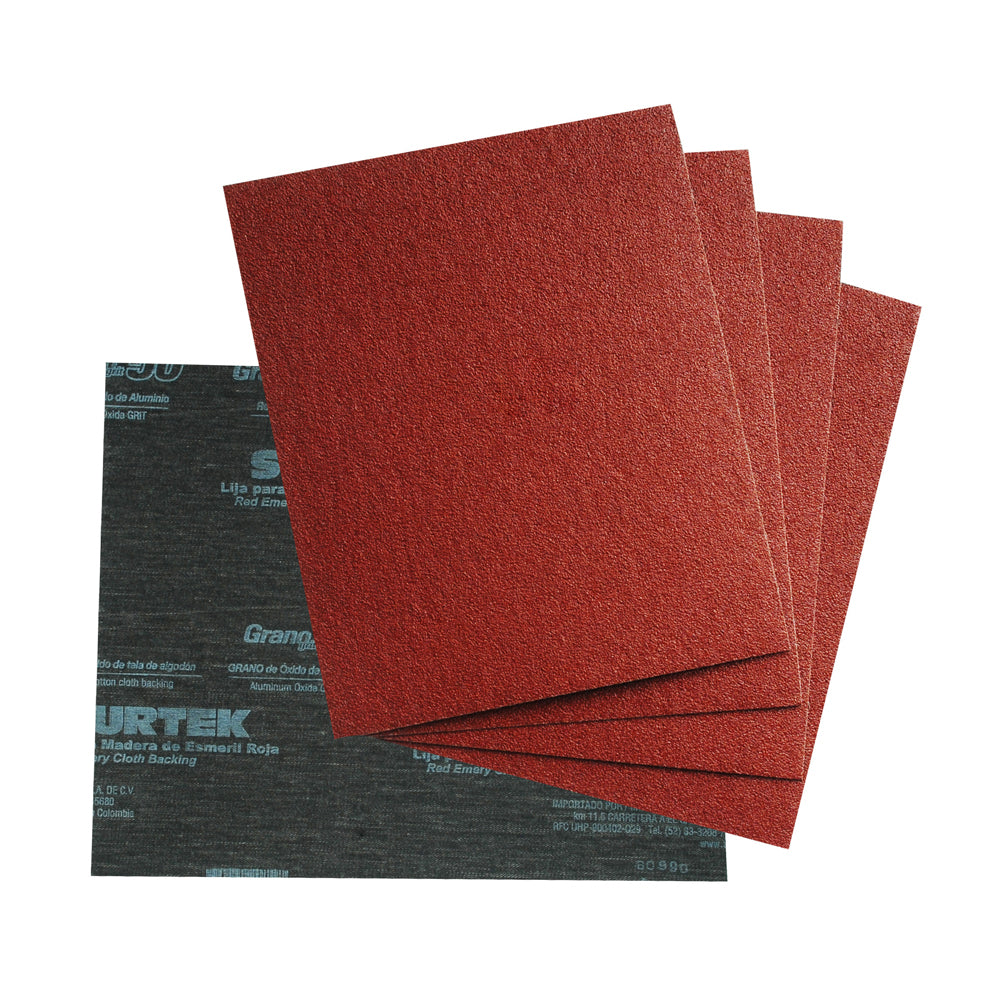 LIJA ROJA PARA ESMERIL, GRANO 80 SURTEK