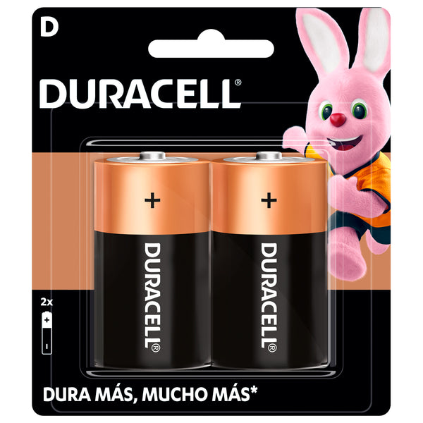 PILA ALCALINA DURACELL® "D" 2 PIEZAS SURTEK